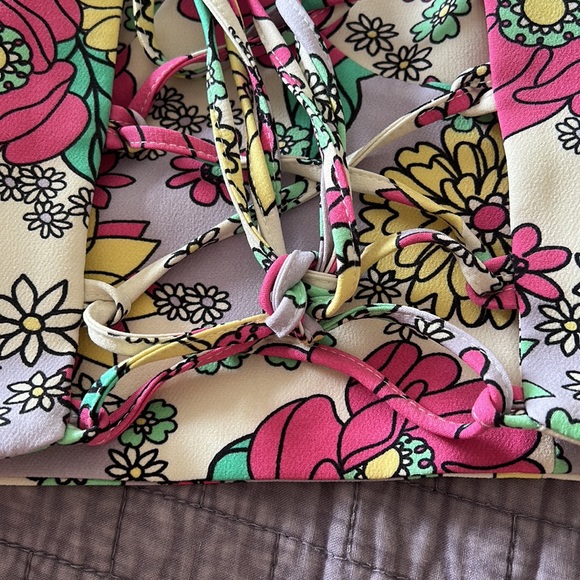 ZARA NEVER WORN OPEN BACK CORSET TOP SIZE M - Picture 4 of 5